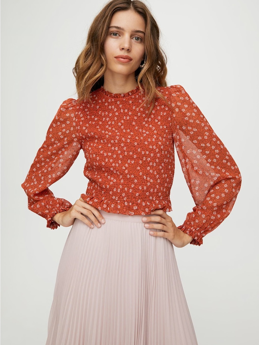 Aritzia Wilfred Lilith Blouse